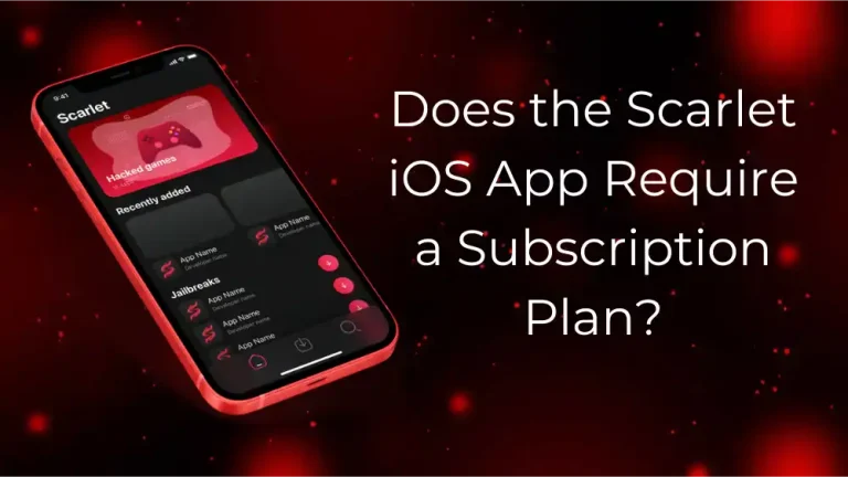 Does the Scarlet iOS App Require a Subscription Plan